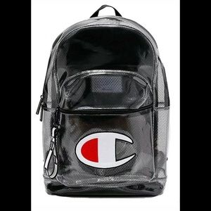 Champion Backpack Supercise Clear Black
